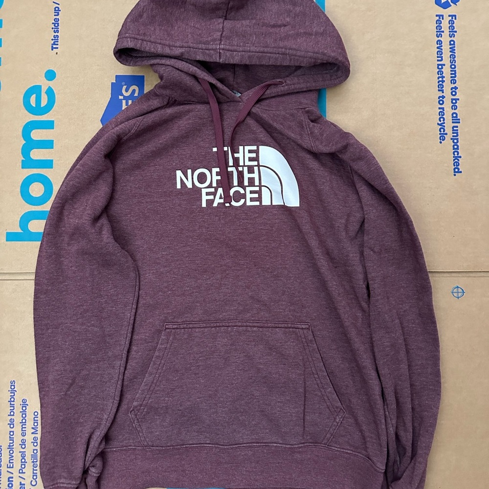 The North Face Burgundy Pullover. Size Medium Women